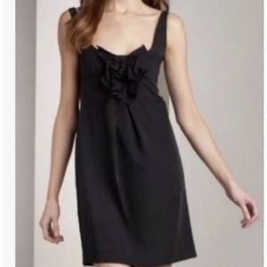 diane von furstenberg Ruffled Babydoll Dress - Size 6 - Black